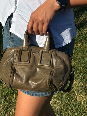 chloe faye olive green